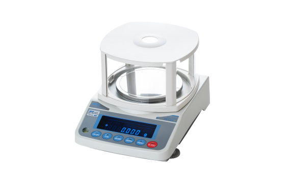 Precision balance – A&D FZ–120i–EC – Maximum load 122 g – Readability 0.001 g – Weighing surface diameter 110 mm – Windscreen – Ionizer available – Stainless steel – Weighing plate – Adjustment with internal test weight – Warranty 4 years